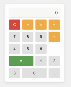 a simple calculator coded by GPT-4oI with HTML